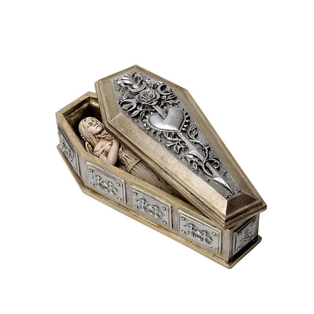 7.5" Bride of the Dark Kiss Casket & Figure - Magick Magick.com