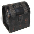 7.5" Pentagram Triple Moon Wood Box with Latch - Magick Magick.com