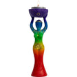 7.5" Polyresin Tealight Holder - Chakras Goddess - Magick Magick.com
