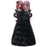 7.5" Skeleton Statue - Siamese Twins - Magick Magick.com