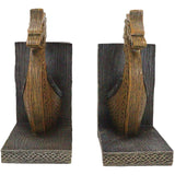 7.5" Viking Dragon Longship Prow Ship Bookends (Pair) - Magick Magick.com