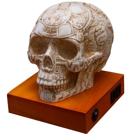 7.75" Aztec Skull LED Lamp - Magick Magick.com