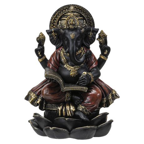 7.8" Hindu Statue - Ganesha Writing - Magick Magick.com