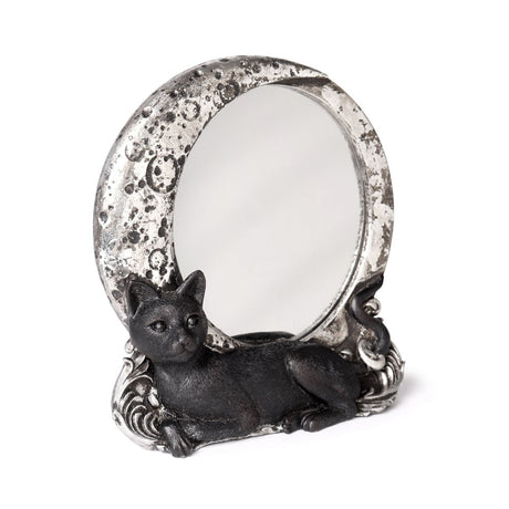 7.8" Night Cat Mirror - Magick Magick.com