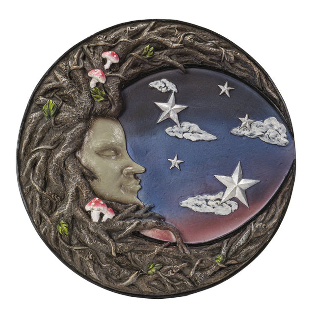7.8" Tree Moon Wall Plaque - Magick Magick.com