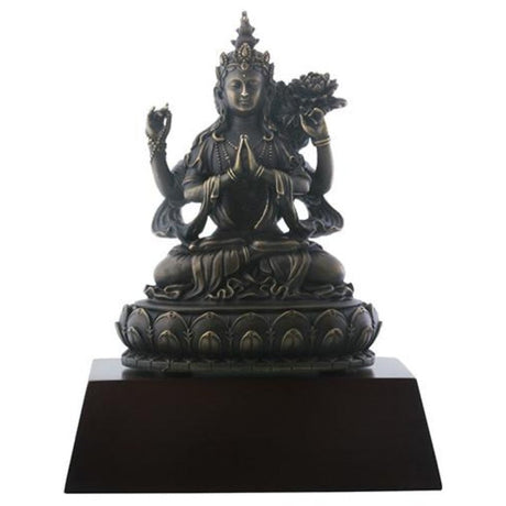 8" Avalokiteshvara Bronze Statue - Magick Magick.com