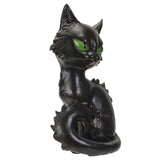 8" Black Cat Sitting Statue - Magick Magick.com