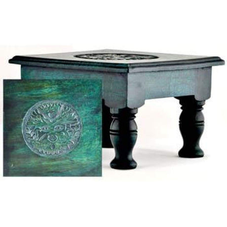 8" Greenman Altar Table - Magick Magick.com