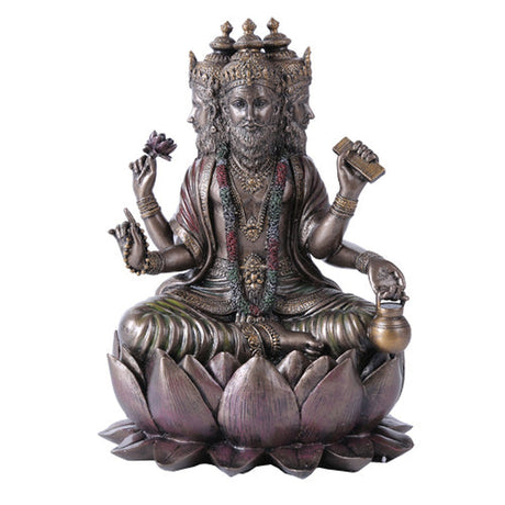 8" Hindu Statue - Brahma - Magick Magick.com