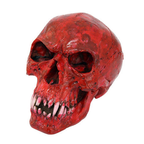 8" Red Vampire Skull Statue - Magick Magick.com