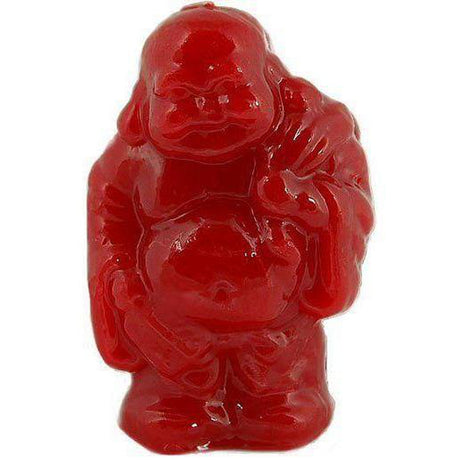 8" Standing Red Buddha Candle - Red - Magick Magick.com