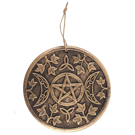 8" Triple Moon Wall Plaque - Magick Magick.com