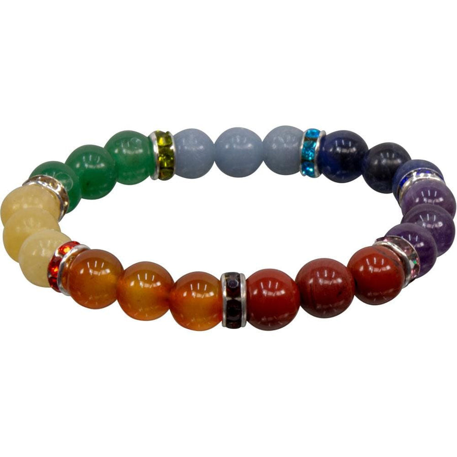 8 mm Elastic Bracelet Round Beads - Chakra & Spacer - Magick Magick.com