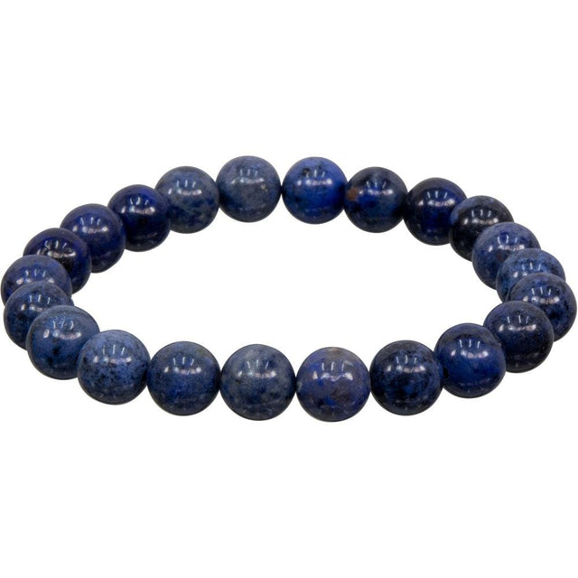 8 mm Elastic Bracelet Round Beads - Dumortierite - Magick Magick.com