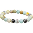 8 mm Elastic Bracelet Round Beads - Mixed Amazonite - Magick Magick.com