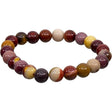 8 mm Elastic Bracelet Round Beads - Mookaite - Magick Magick.com
