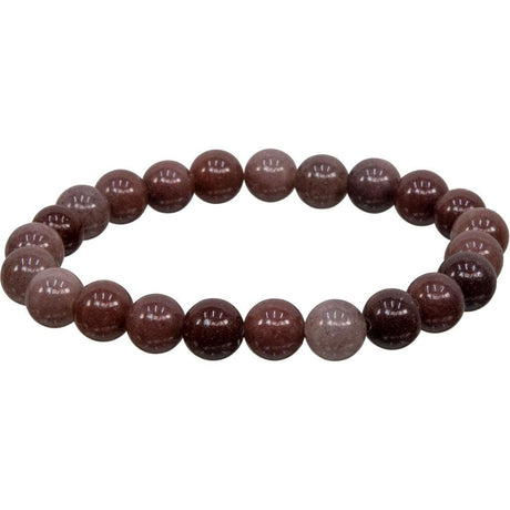 8 mm Elastic Bracelet Round Beads - Purple Aventurine - Magick Magick.com