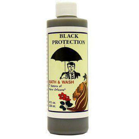 8 oz 7 Sisters Bath & Floor Wash - Black Protection - Magick Magick.com