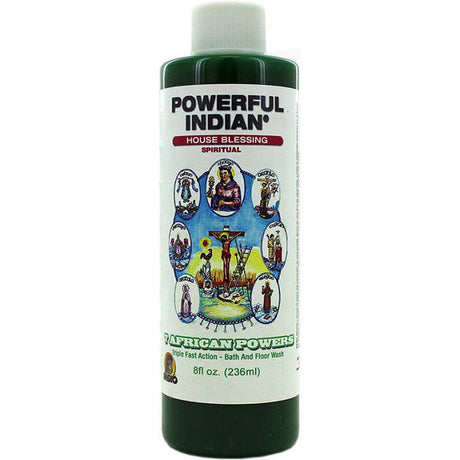8 oz Indio Powerful Indian Spiritual Bath & Floor Wash - 7 African Powers - Magick Magick.com
