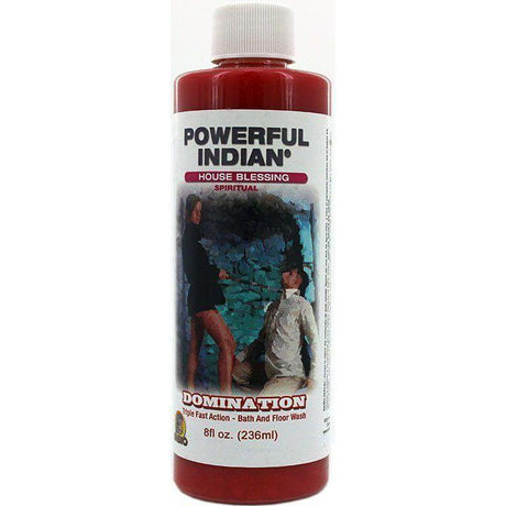 8 oz Indio Powerful Indian Spiritual Bath & Floor Wash - Domination - Magick Magick.com
