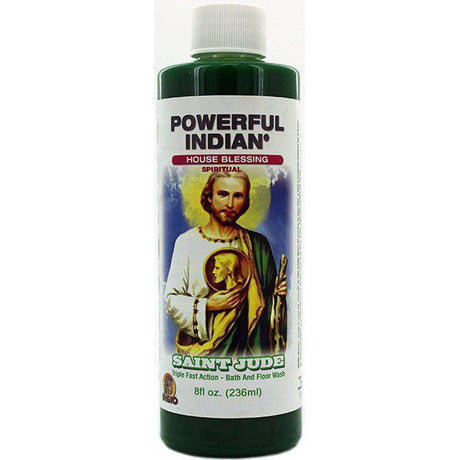 8 oz Indio Powerful Indian Spiritual Bath & Floor Wash - St. Jude - Magick Magick.com
