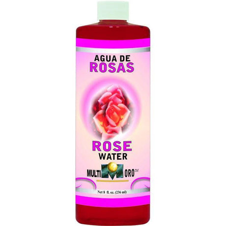8 oz Multi Oro Perfume - Red Rose Water - Magick Magick.com