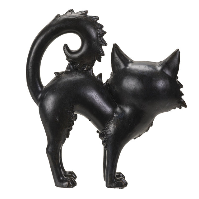 8.2" Black Cat Standing Statue - Magick Magick.com