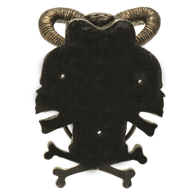 8.25" Ram & Skull Door Knocker - Magick Magick.com