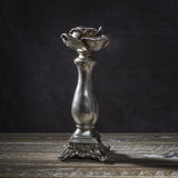 8.7" Rose Taper Candle Stick Holder - Magick Magick.com