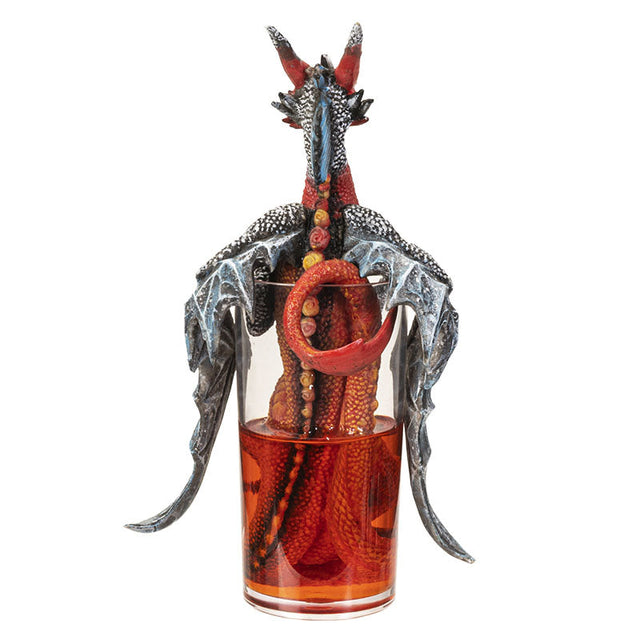 8.75" Long Island Ice Tea Dragon Statue - Magick Magick.com