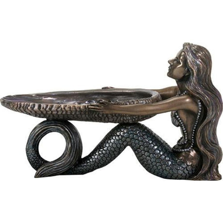 8.75" Mermaid with Abalone Shell Statue - Magick Magick.com