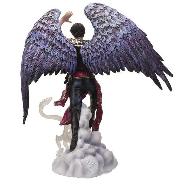 9" Anne Strokes Elemental Magic Statue - Air Wizard - Magick Magick.com