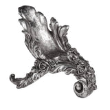 9" Antique Silver Rose Wine Holder - Magick Magick.com