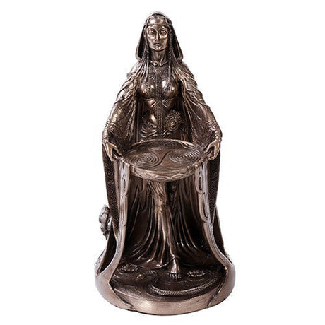 9" Celtic Mother Goddess Danu Statue in Bronze - Magick Magick.com