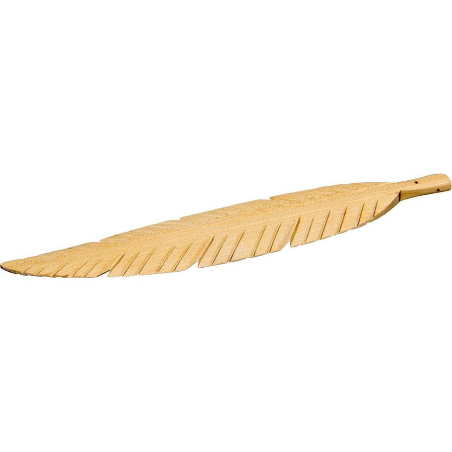 9" Wood Incense Holder - Feather - Magick Magick.com