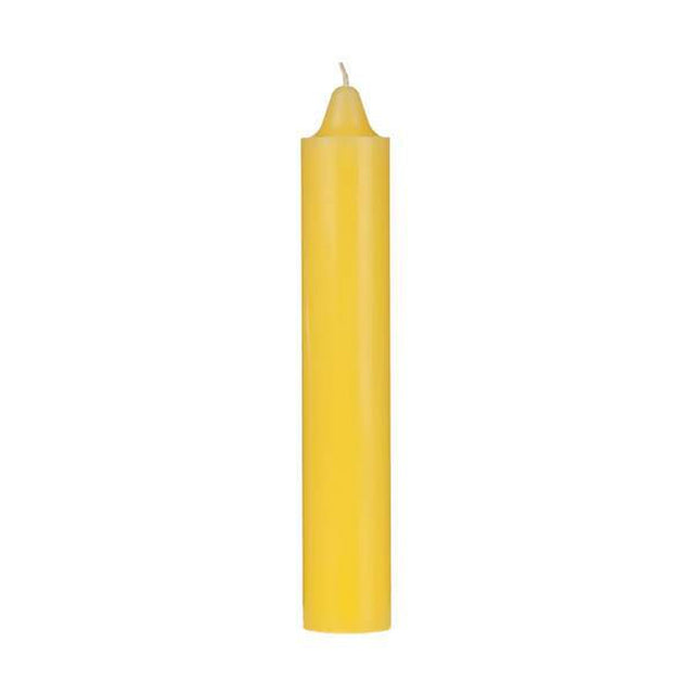 9" Yellow Jumbo Pillar Candle - Magick Magick.com