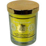 9 oz Harmonia Soy Gem Candle - Chakra Solar Plexus - Citrine & Tiger Eye - Magick Magick.com