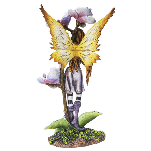 9.25" Fairy Statue - Orchid Fairy - Magick Magick.com