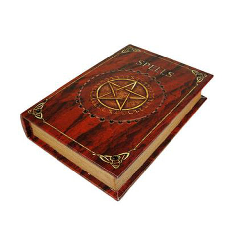 9.25" Red Spells Box - Magick Magick.com