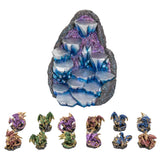 9.5" Dragon Ice Mountain (Set of 12 Dragons) - Magick Magick.com