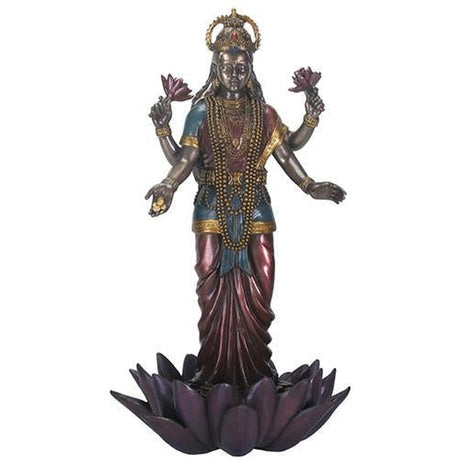 9.5" Hindu Statue - Standing Lakshmi - Magick Magick.com