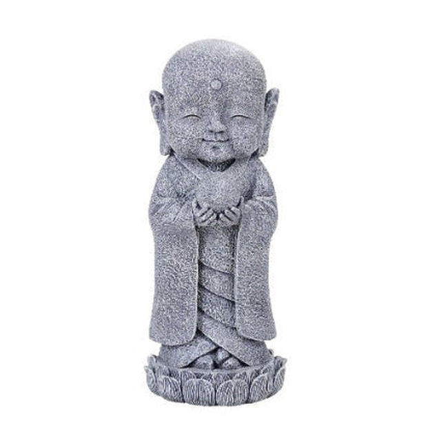 9.5" Large Jizo with Ball Statue - Magick Magick.com