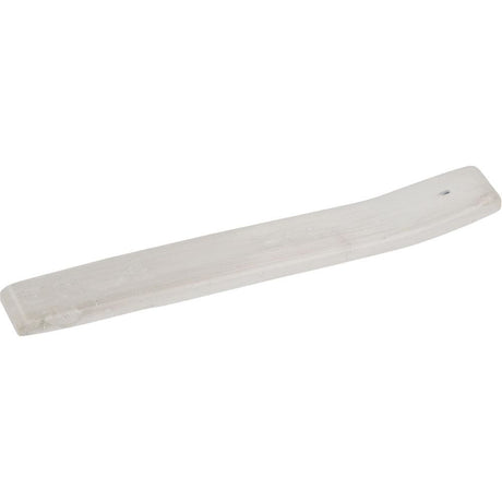 9.5" Selenite Incense Holder - Plain - Magick Magick.com