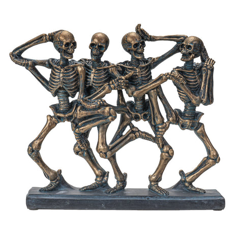 9.5" Skeleton Statue - Dancing Skeletons - Magick Magick.com