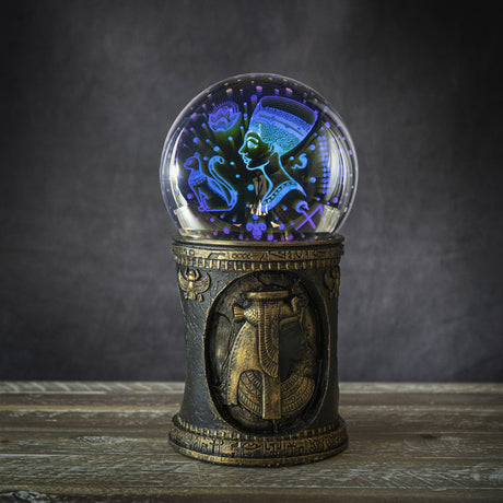 9.6" Cleopatra Column with LED Ball - Magick Magick.com