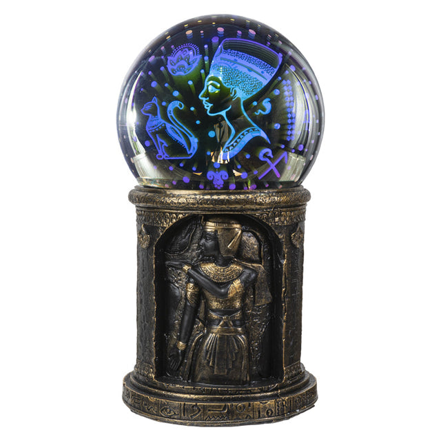 9.6" Egyptian Column with LED Ball - Magick Magick.com
