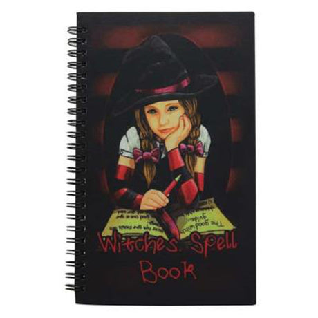 9.75" Spiral Journal - Lisa Parker - Little Witch Matilda - Magick Magick.com