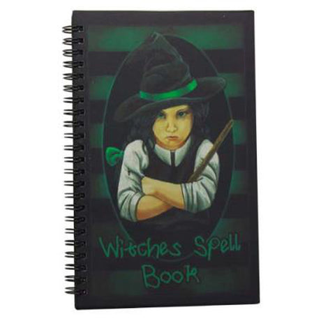 9.75" Spiral Journal - Lisa Parker - Little Witch Tabitha - Magick Magick.com