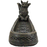 9.75" Winged Wolf Incense Burner - Magick Magick.com