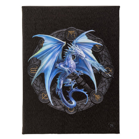 9.8" Anne Stokes Dragon Canvas Print - Yule - Magick Magick.com